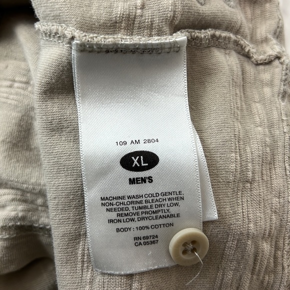 Columbia Polo Shirt Men Extra Large Tan Short Sleeve Collared Tee Textured Adult - Picture 4 of 14